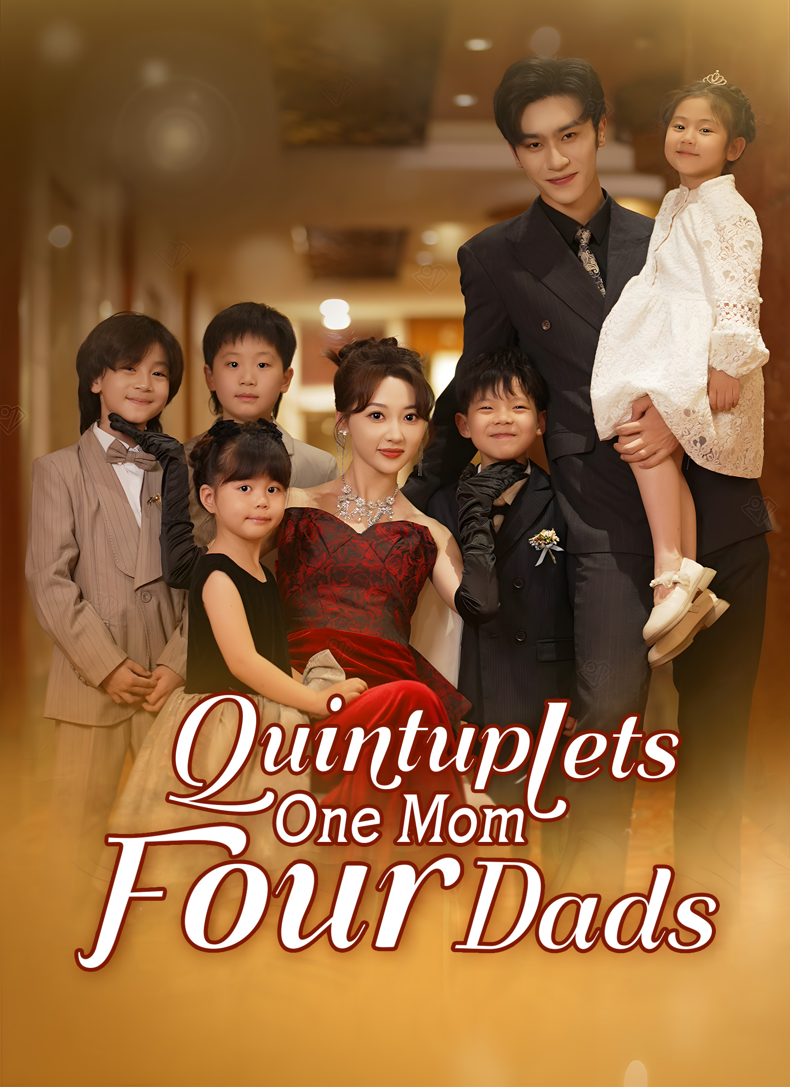 Quintuplets, One Mom, Four Dads Drama China Quintuplets, One Mom, Four Dads sub Indo - poster